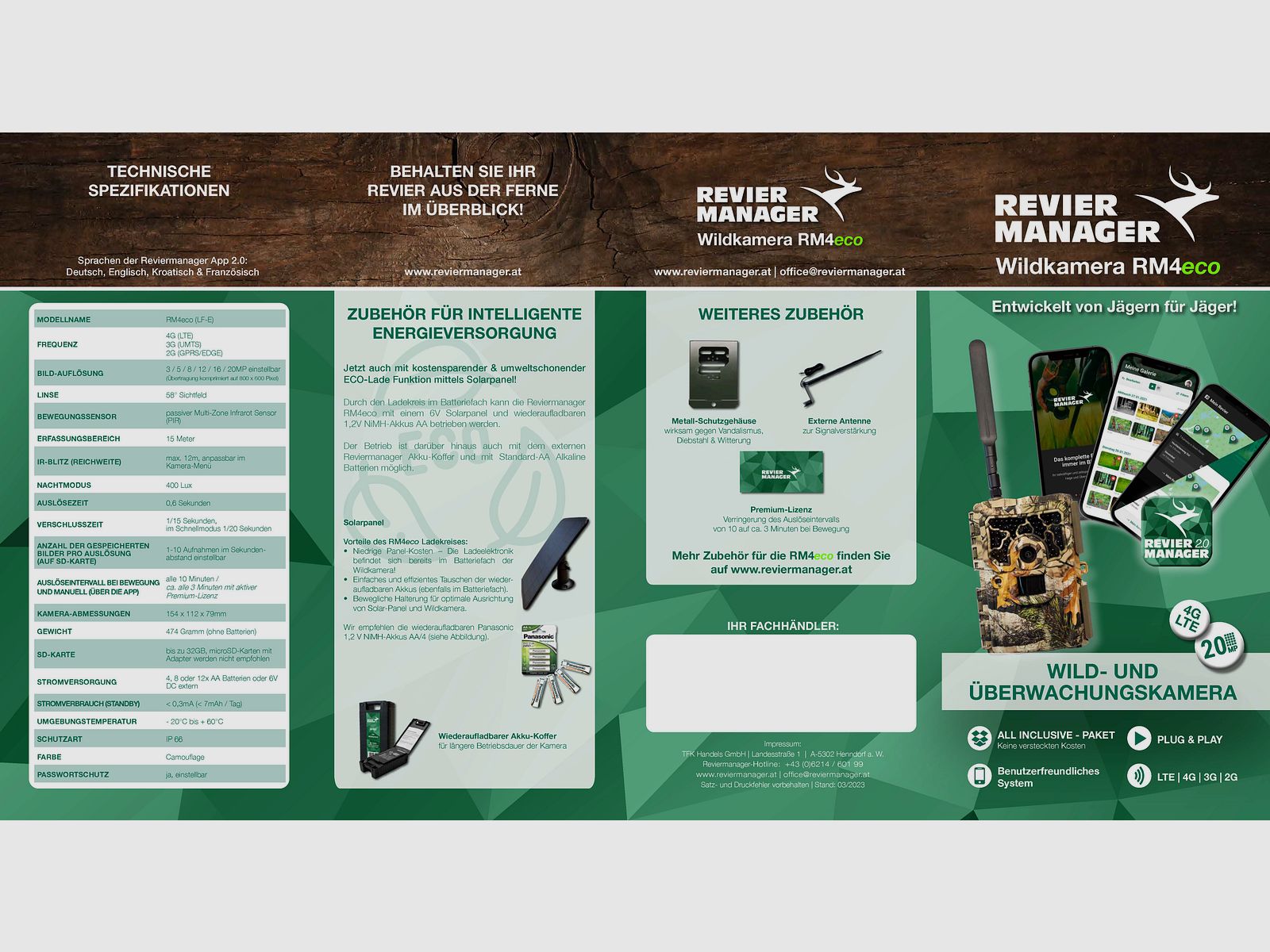 Reviermanager RM4eco (camouflage) Wildkamera, Bild 2 von 3