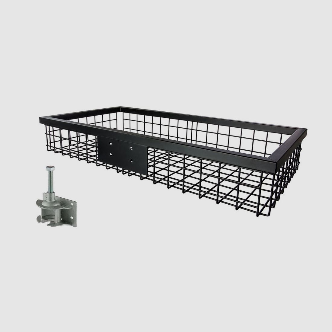 Eurohunt Heckträger schwarz beschichtet 1020 x 530 x 165 mm mit Steckkupplung