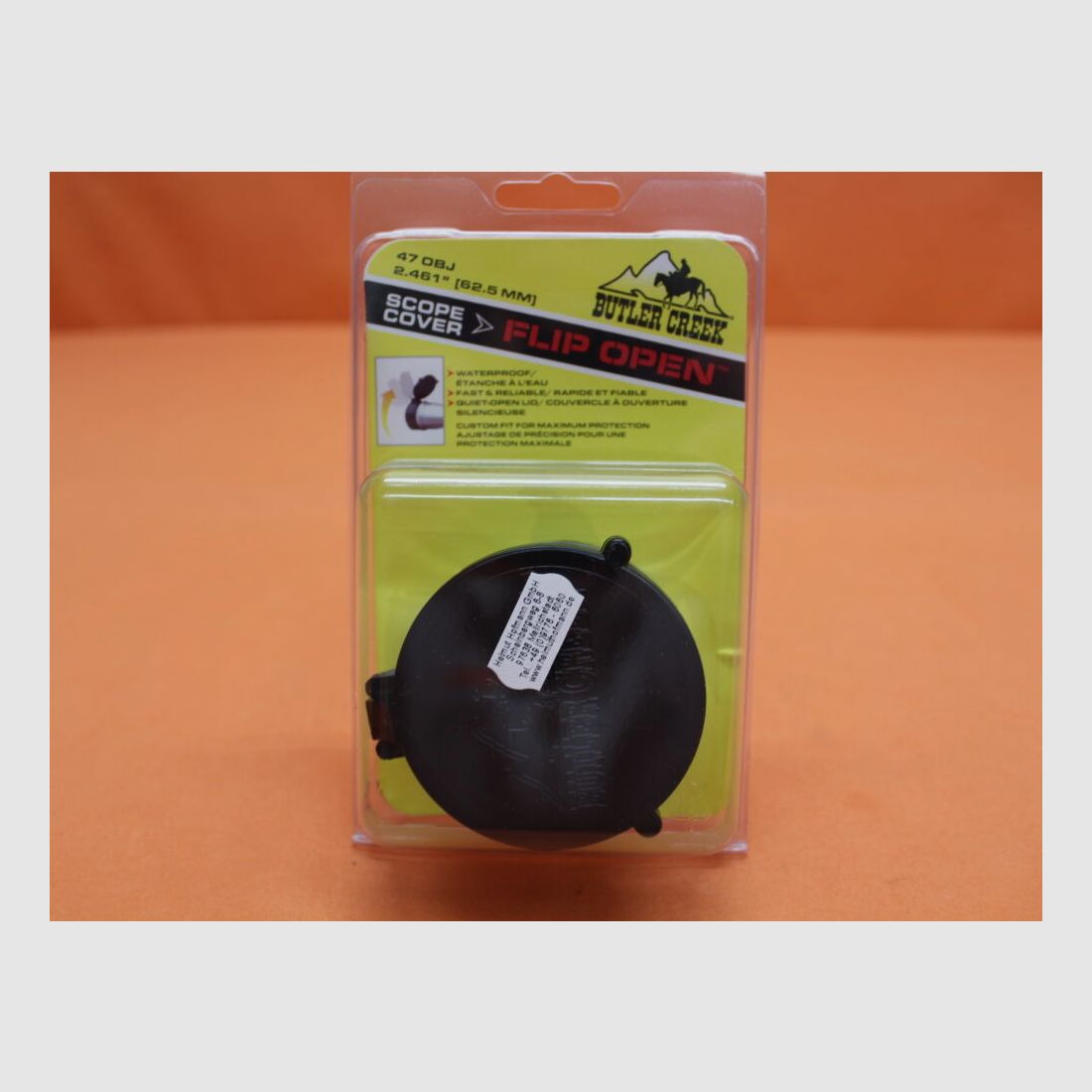 Pokrywa z klapką Butler Creek Butler Creek Flip-Up Cap Cele Ø=62,5mm Pokrywa obiektywu do celowników optycznych (30470)