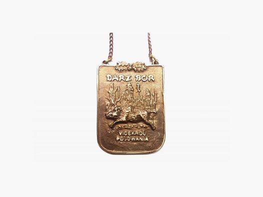Hunting Medal Vice Hunting King with Wild Boar Image