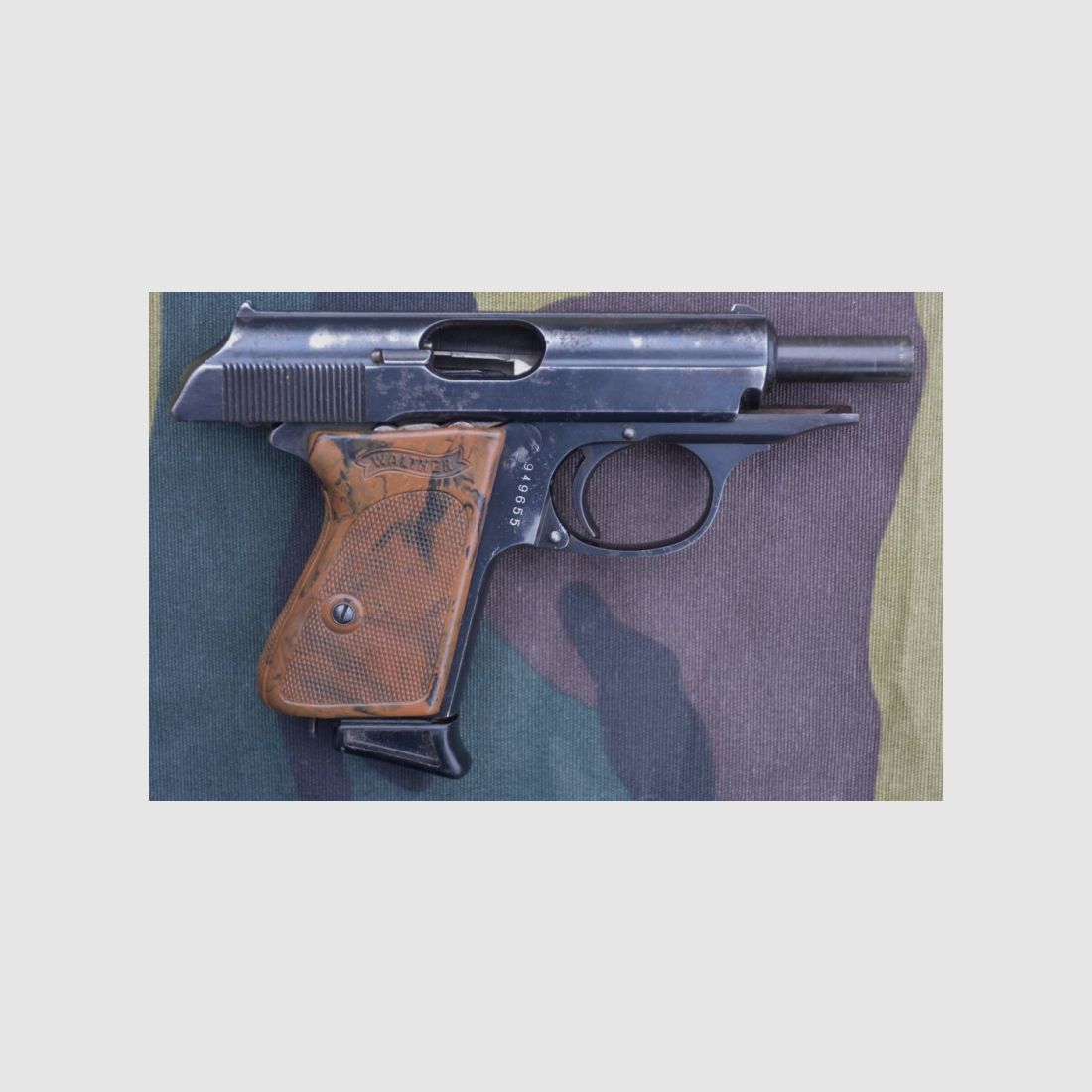 Selbstladepistole Dienstwaffe Wehrmachtspistole Walther PPK Kaliber 7,65 mm Browning Baujahr ca.1933