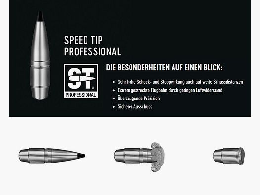 RWS Kal. 7.. Büchsen 7x64 Speed Tip Pro TM 20 Stk 9,7g/150grs