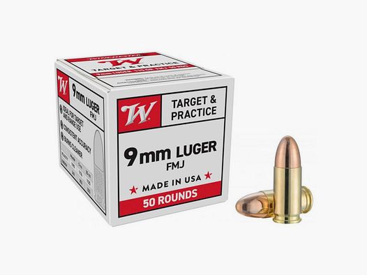 WINCHESTER 9mm LUGER - FMJ 124gr