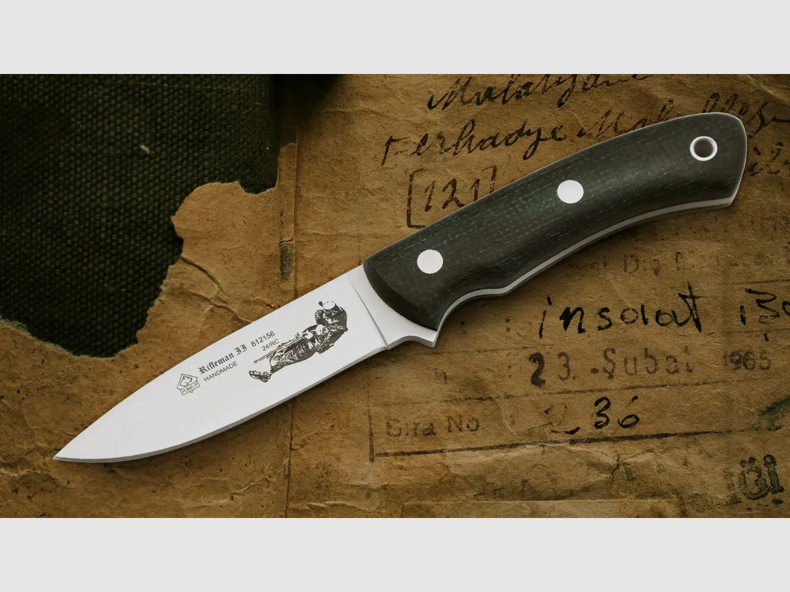 PUMA IP Rifleman II, Jute Micarta
