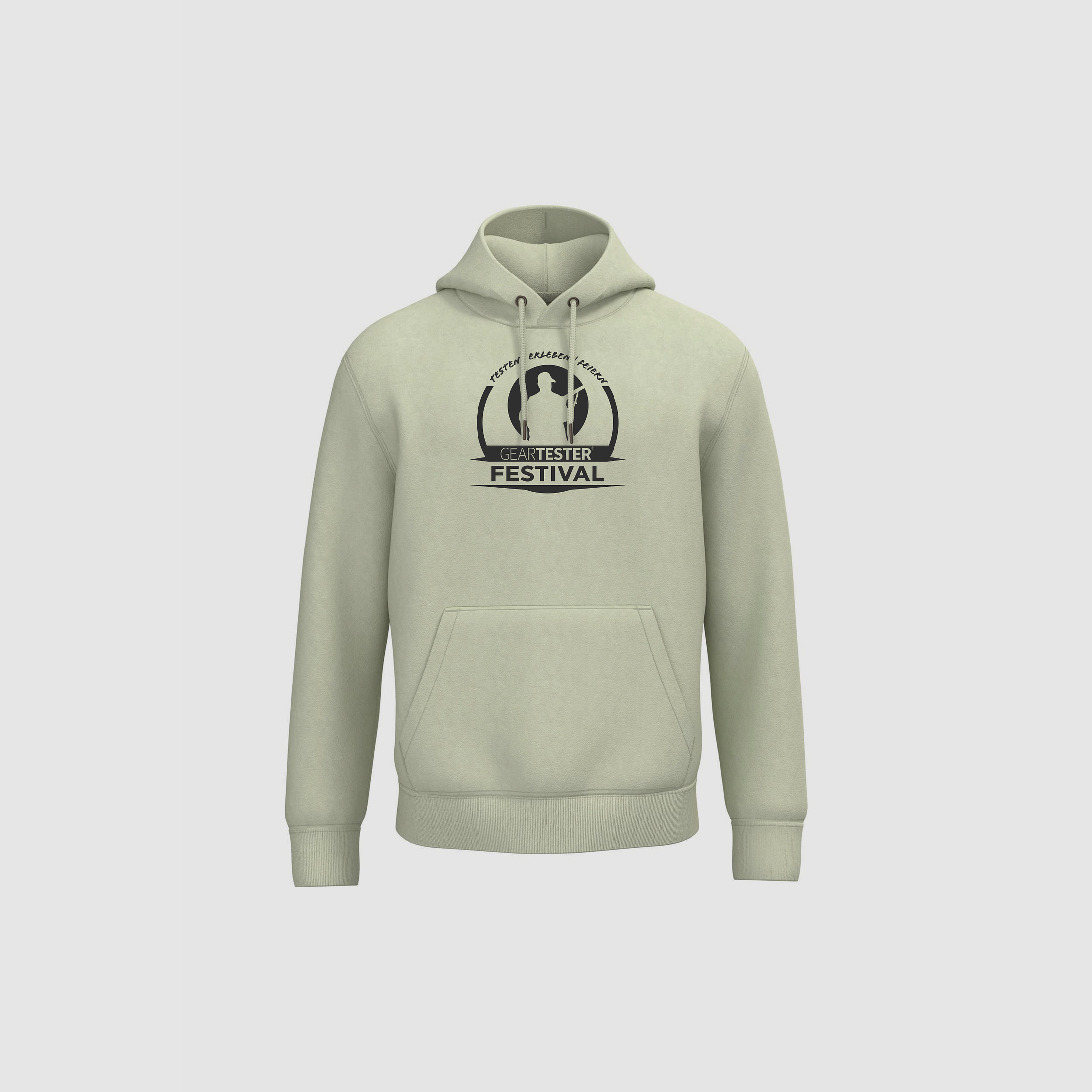 Geartester Festival Bio Hoodie, grande logo