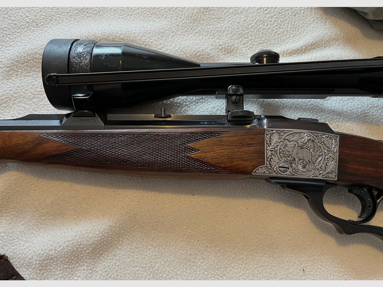 Heym Ruger Blockbüchse Nr. 1, HR 38 G de Luxe, 8 x 68 S