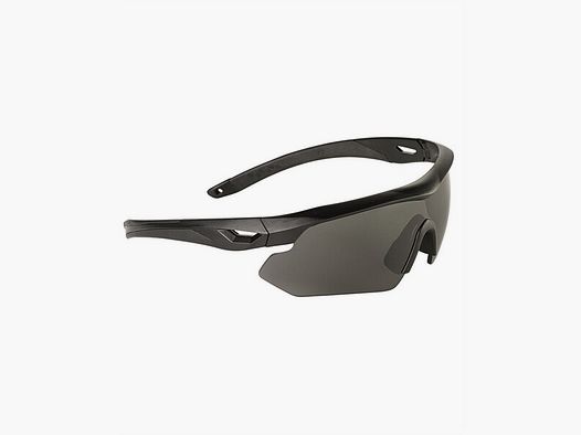 Schießbrille / Schutzbrille Swiss Eye® Nighthawk m. 3 Gläser - Schwarz