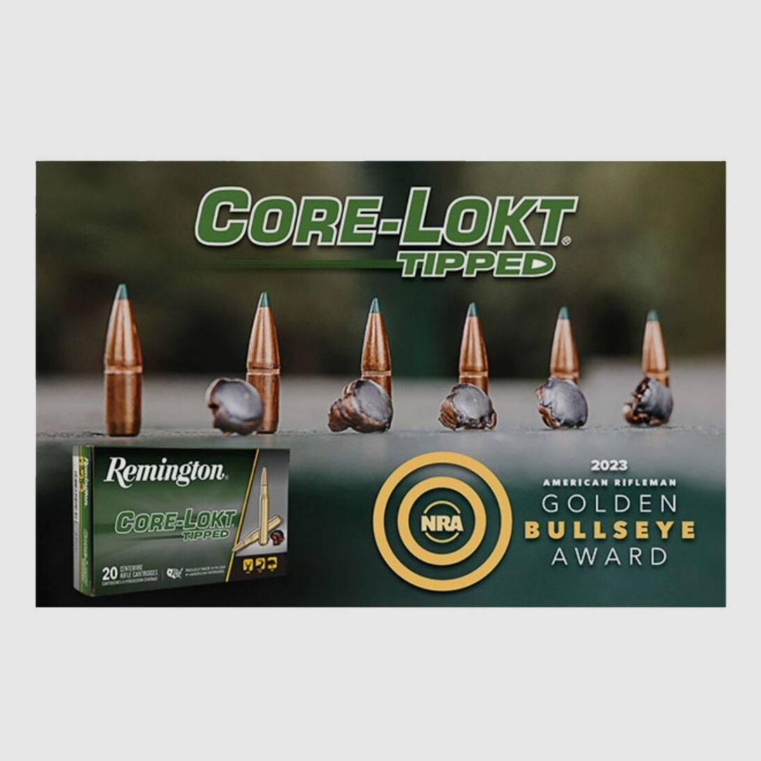 Remington .30-06 Spr. Core Lokt Tipped 9.8g/150grs.