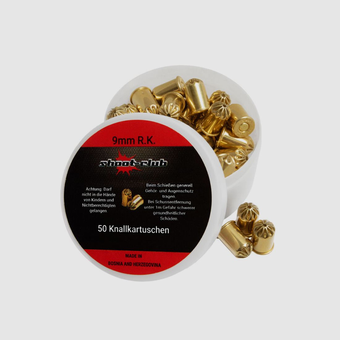shoot-club GmbH SC Revolver Platzpatronen 9 mm R.K - Dose