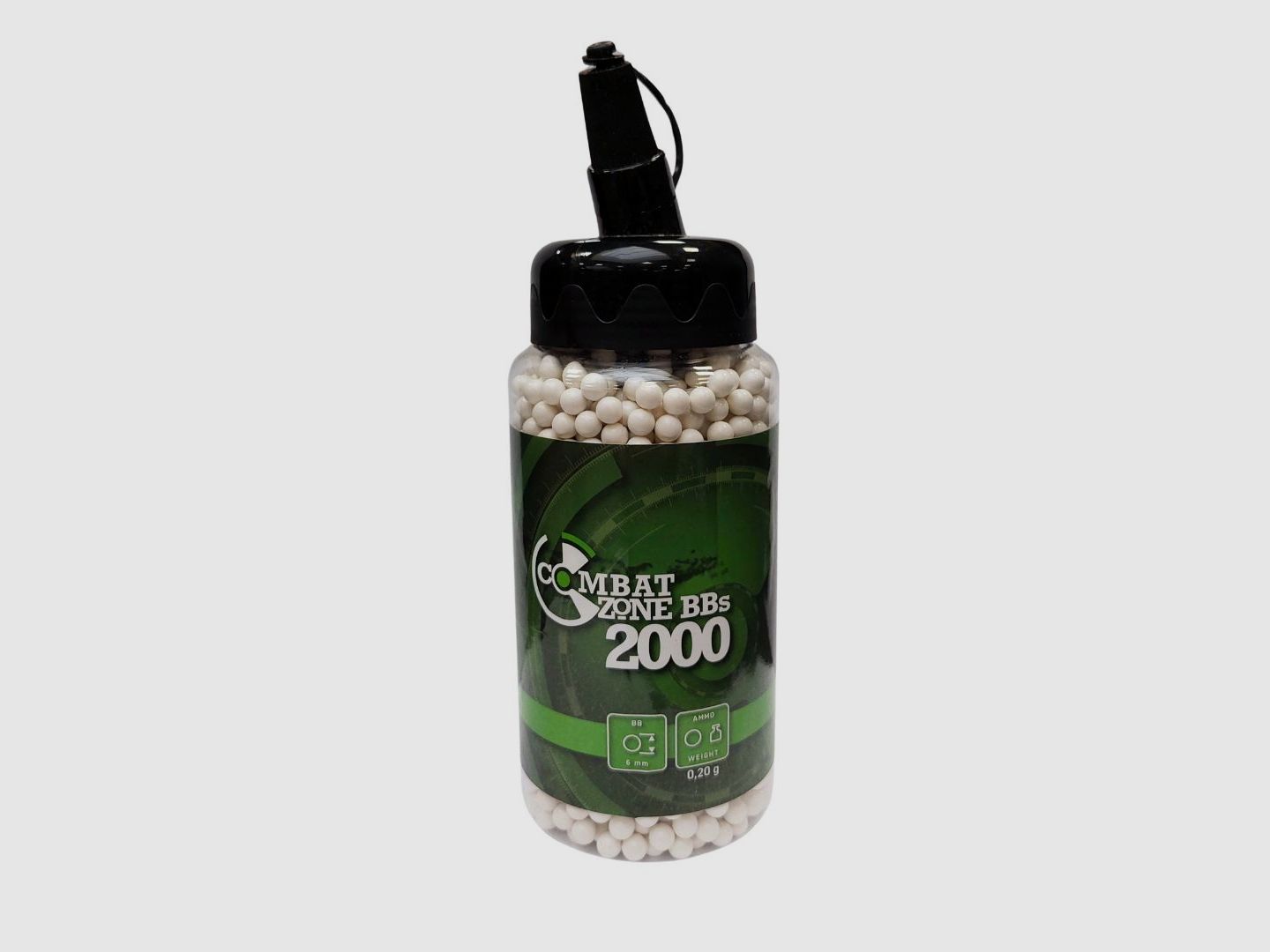 Pallini BB per ASG Combat Zone Basic 0,2 g 6 mm 2000 pezzi, immagine 2 di 2
