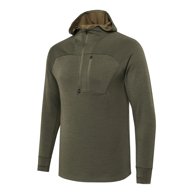 BERETTA Apollo Merino Hoodie Green Stone (P380), image 6 of 6