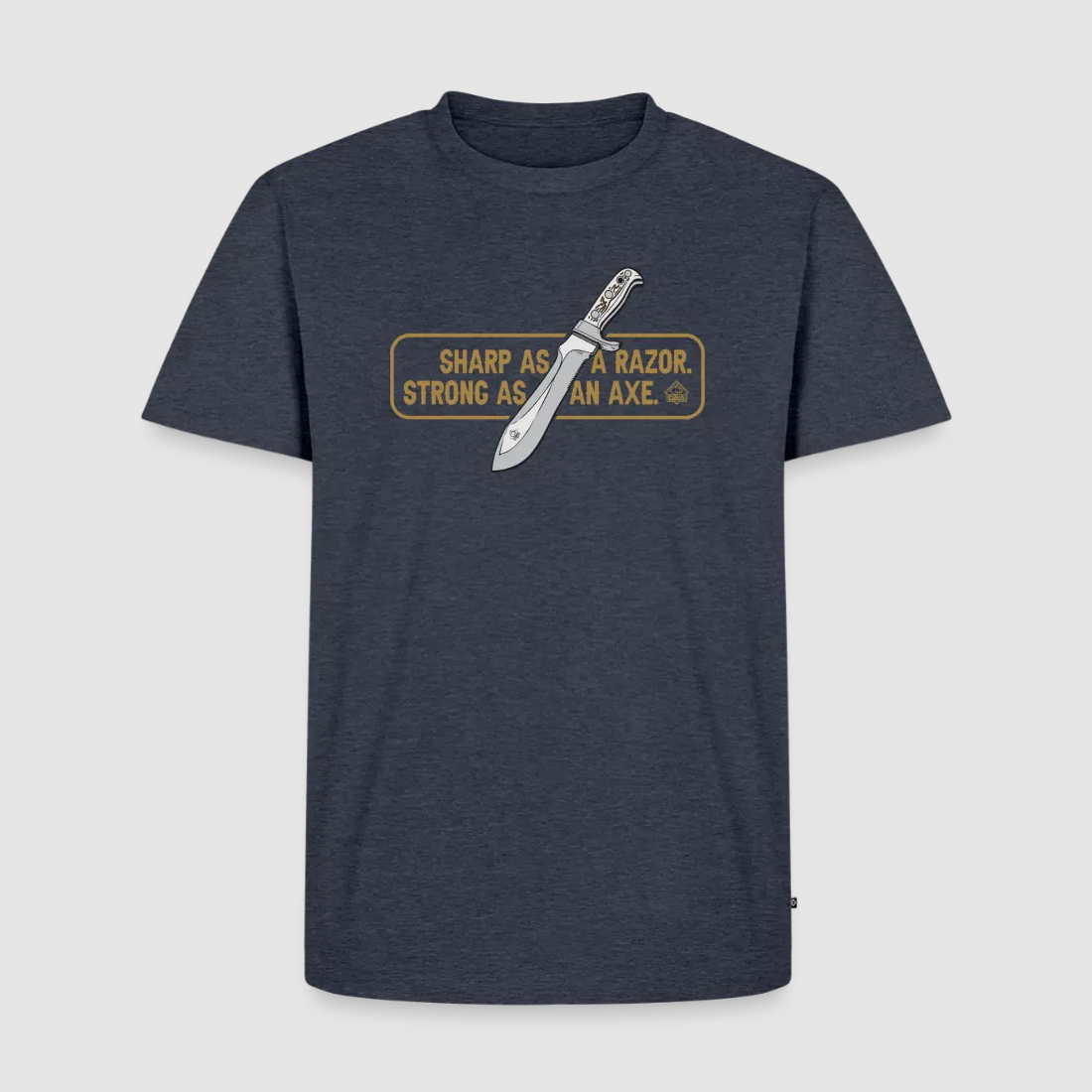 PUMA Men´s Premium T-Shirt "White Hunter Sharp & Strong"
