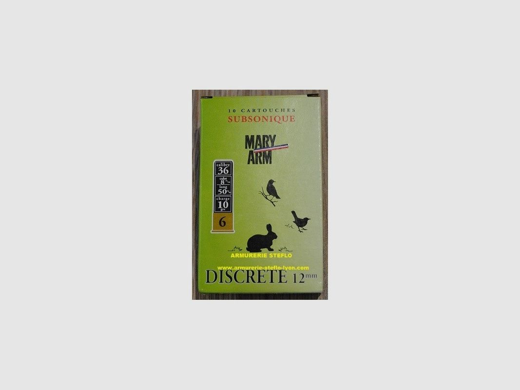 Mary-Arm Discrète 12mm Subsonic No. 6 (x10)