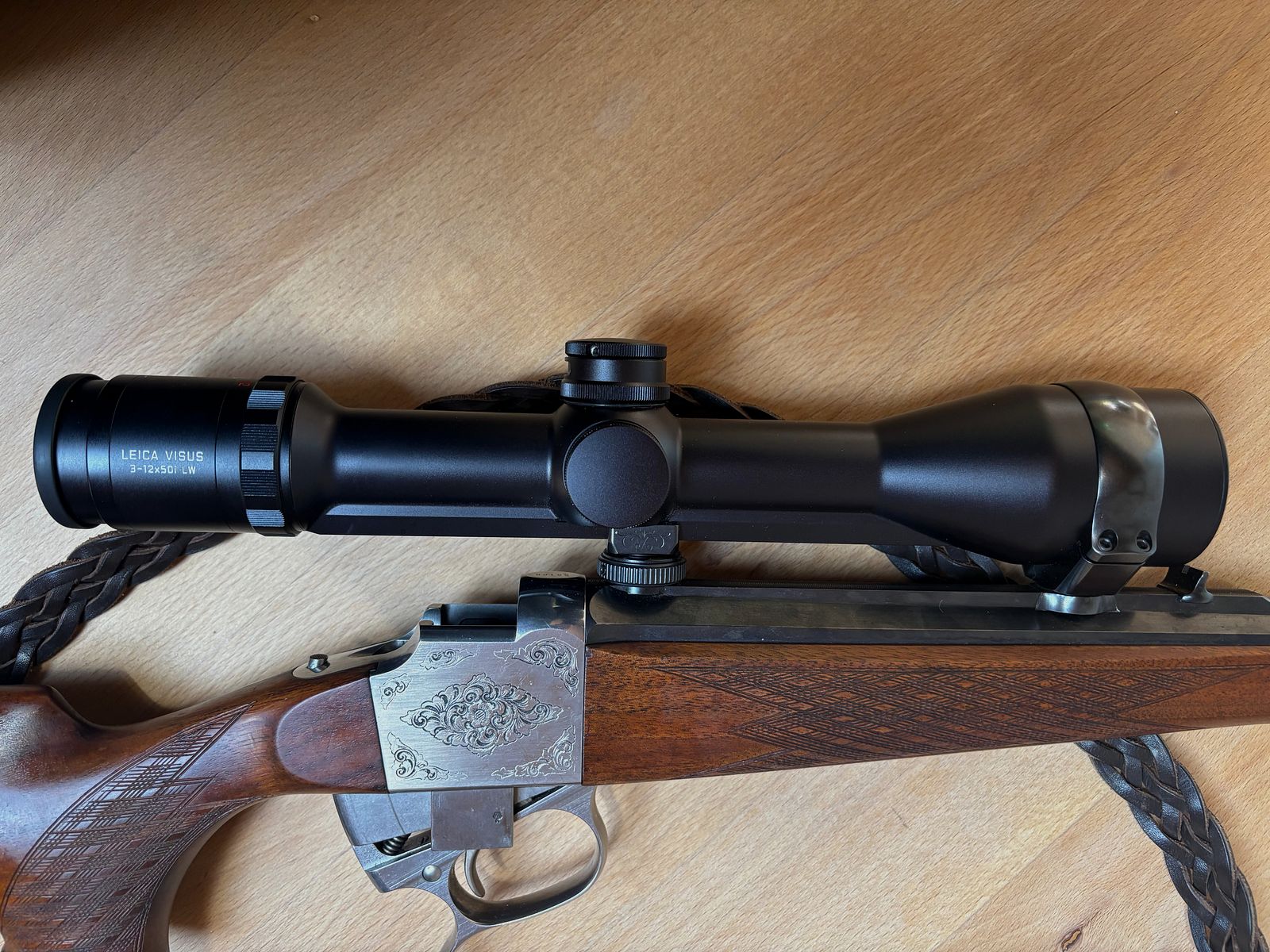 RARITÀ Blaser 820 Standard Blockbüchse – Cal. 6,5x57R – ottimo stato con Leica Visus 3.12x50l LW reticolo illuminato