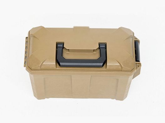 Munitionsbox Negrini, ca. 27x13x15cm, FDE, Kunststoff