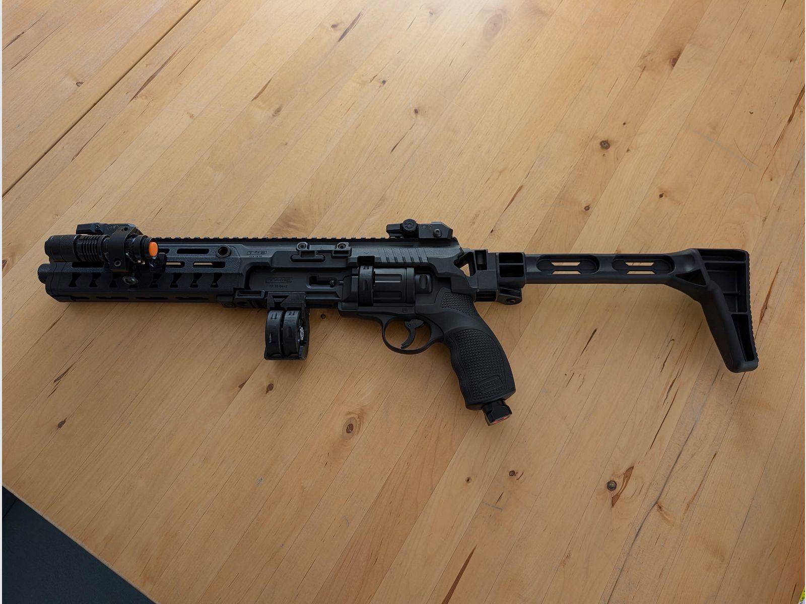 HDR 50 (TR 50) Gen2 Revólver, cal. 50 incl. T4E Carbine Conversion Kit "como nuevo