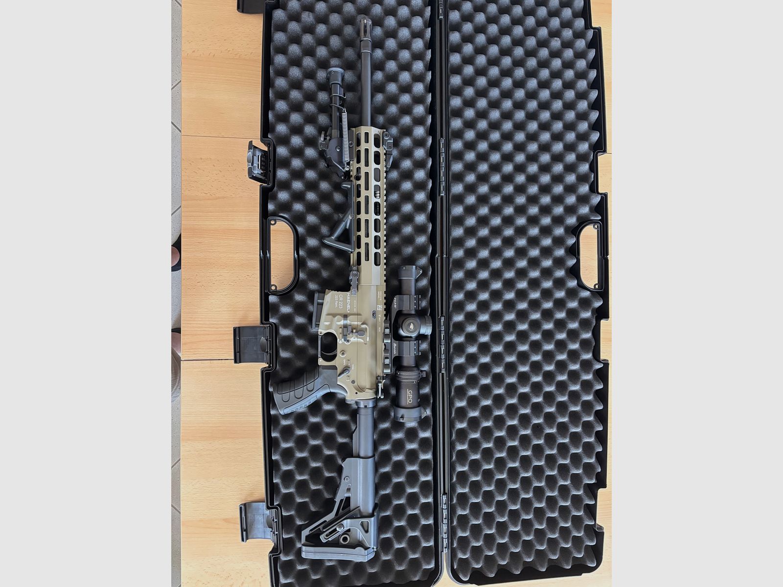 Haenel CR223, olive 16.65", match trigger, like new., image 1 of 6