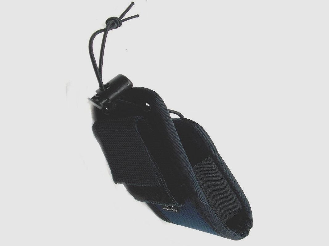 VEGA HOLSTER 2R00 UNIVERSALRADIOHALTER AUS REGULIERBAREM CORDURA BLAU, Bild 2 von 3