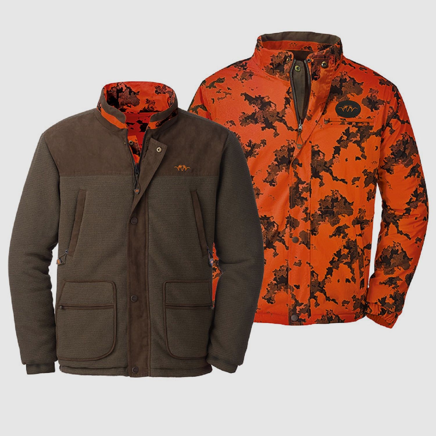 Chaqueta reversible de forro polar camuflaje Blaser Bastian