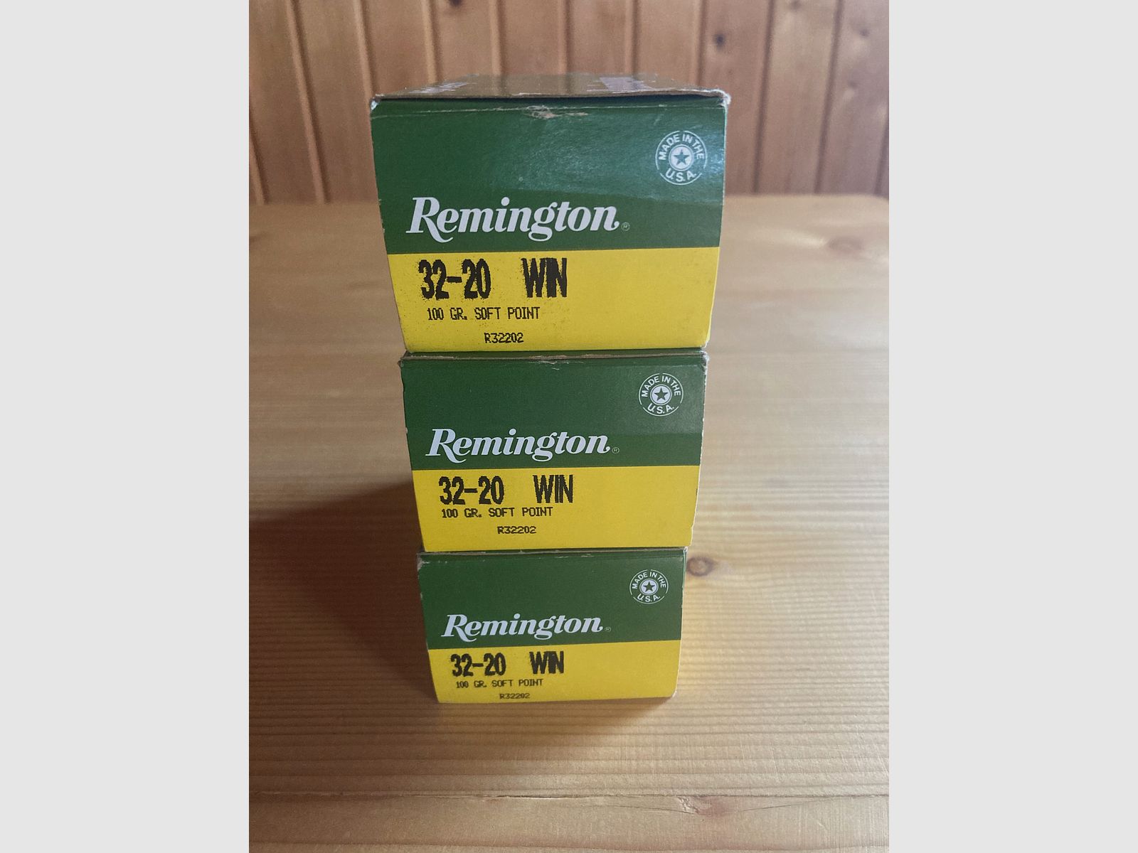 125 Schuß Western Munition Remington 32-20 Win 32/20 John Wayne UHR