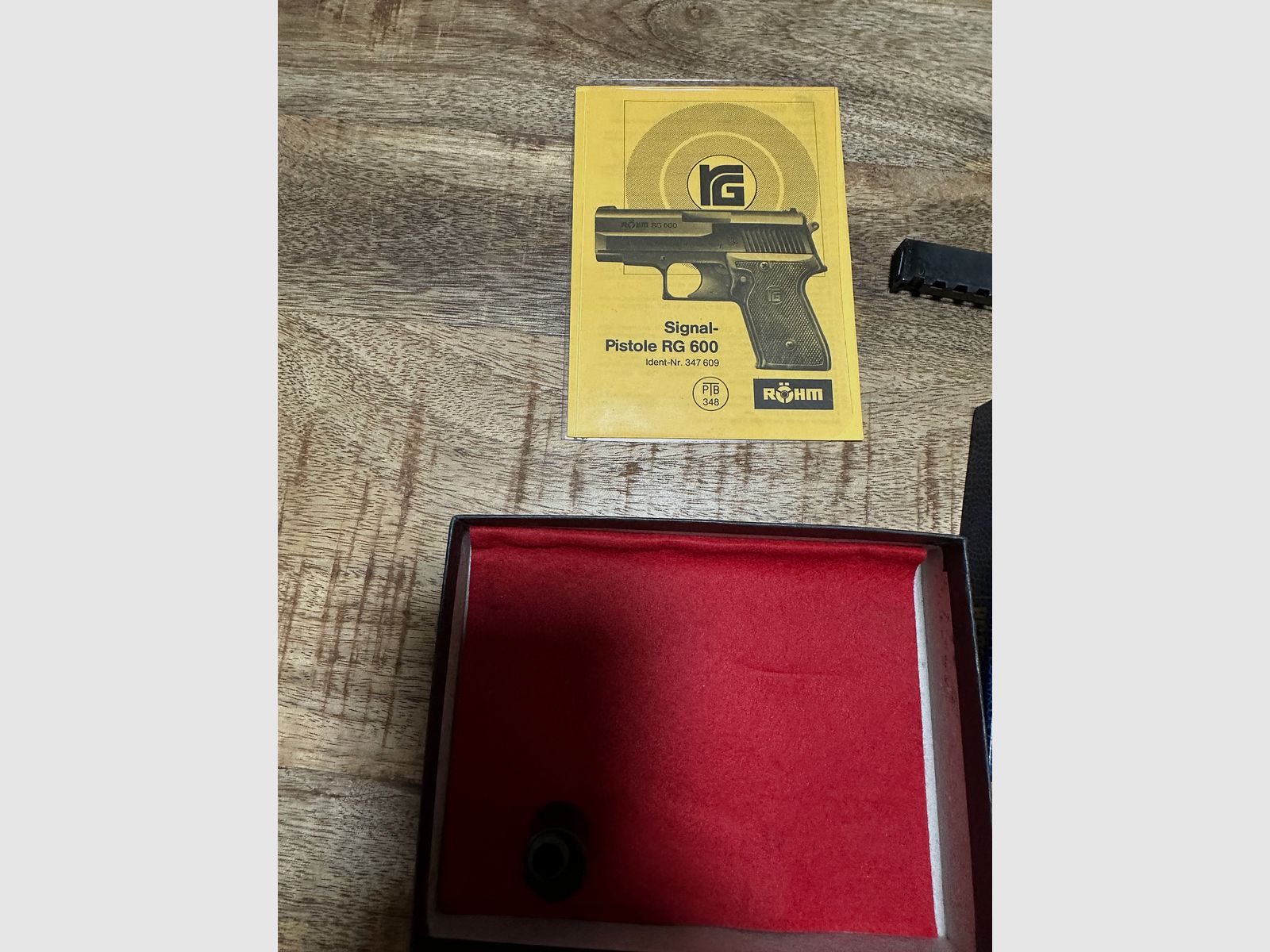 Röhm RG600 cal. 22 lang Knallpatrone Made in West Germany