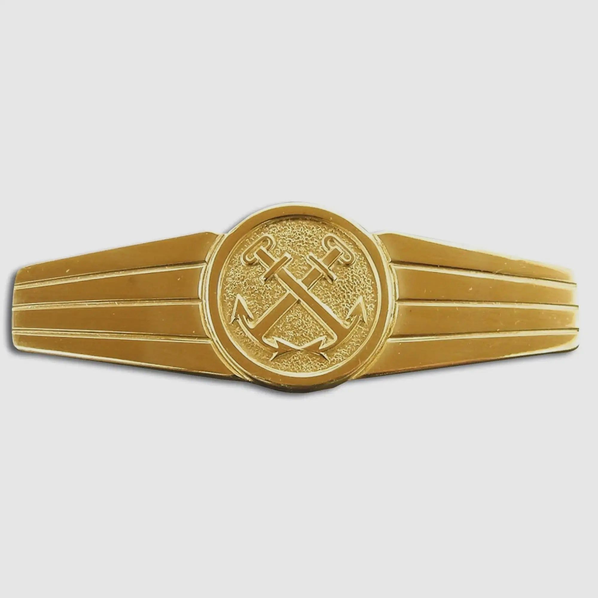 Fritzsch Bundeswehr Neu Abzeichen BW Marinedienstpersonal Metall goldfarben