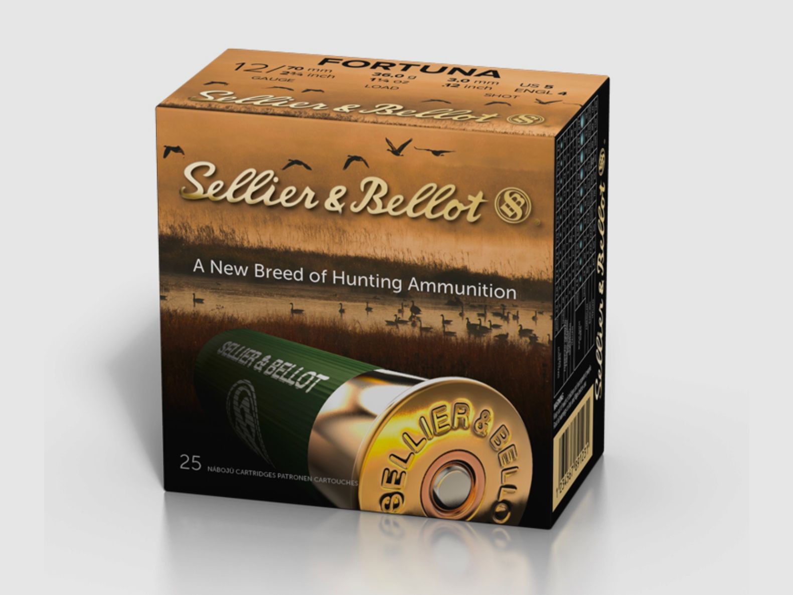 Sellier & Bellot 107445 12/70 Fortuna Plastic 2,7mm 36g