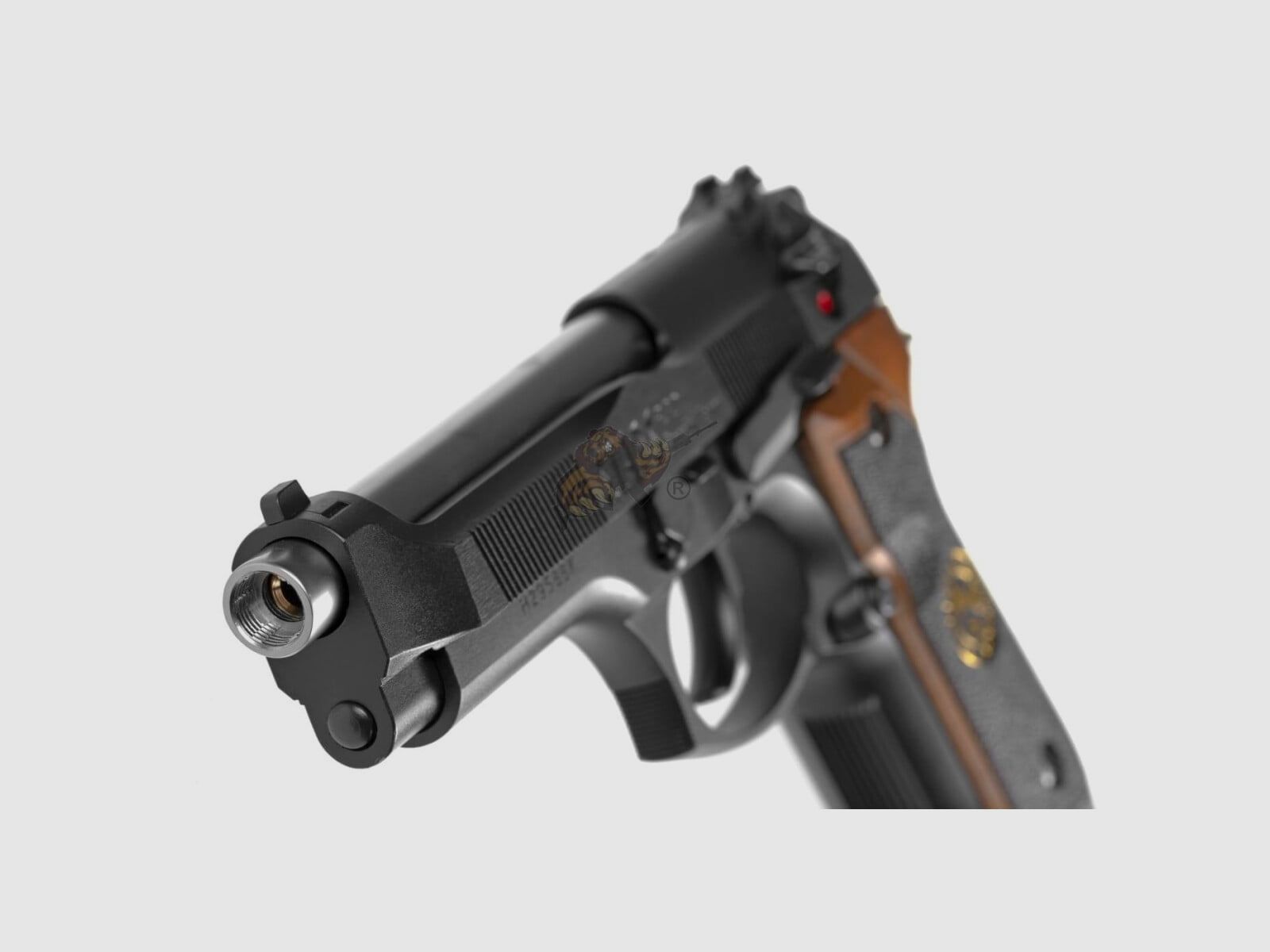 M92 Mod. Samurai Edge GBB CO2 Volledig Metaal (Zwart/Hout) Airsoft -F-
