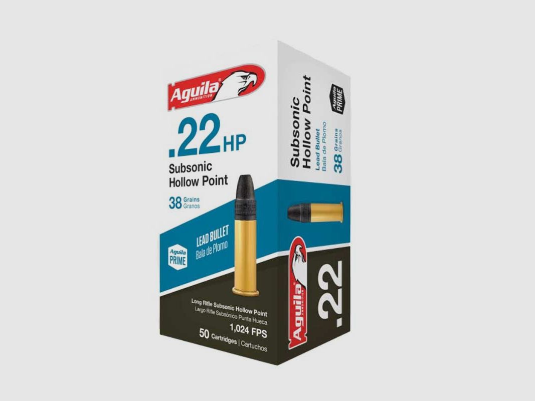 Aguila .22HP Subsonic Munition cal. 22LR Hollow Point, Bild 2 von 2
