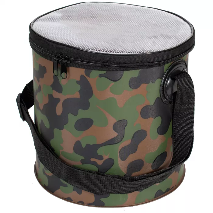 Trendex® Tasche / Eimer / Stacker Rund  - 16 Liter - Camouflage