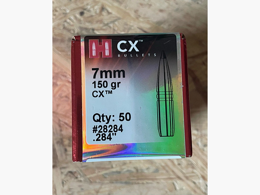 .284 7mm Hornady CX 150gr Geschosse