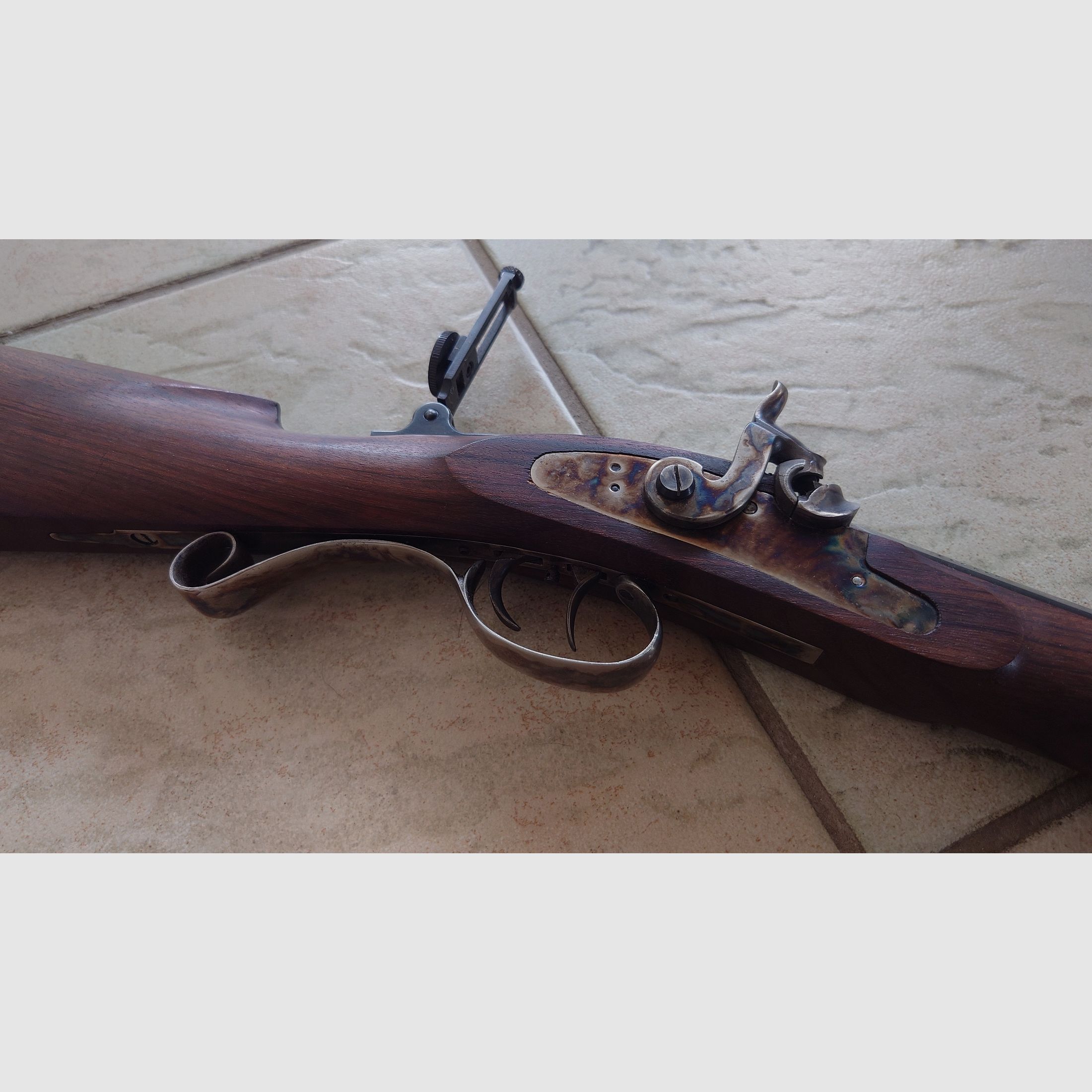 A.Uberti Santa Fe Hawken Vorderlader cal. 54 *Neuwertig*  Perkussion
