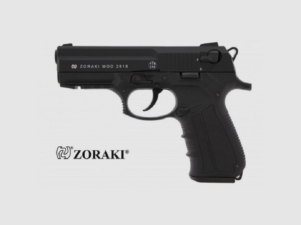 ESC Zoraki 2918 nero 9mm PAK armi a gas e di segnale