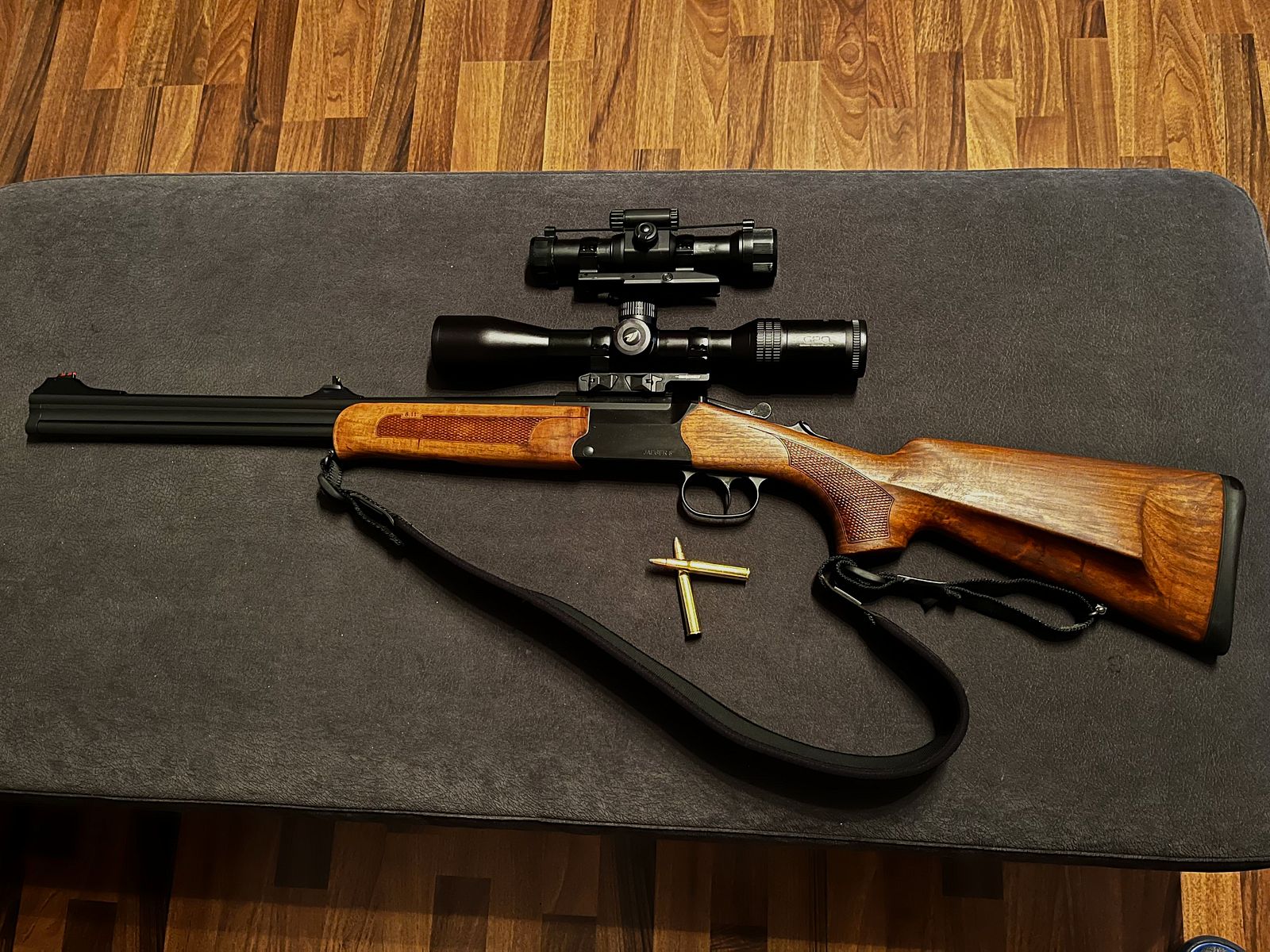 Fucile doppietta Haenel Jäger 8.11