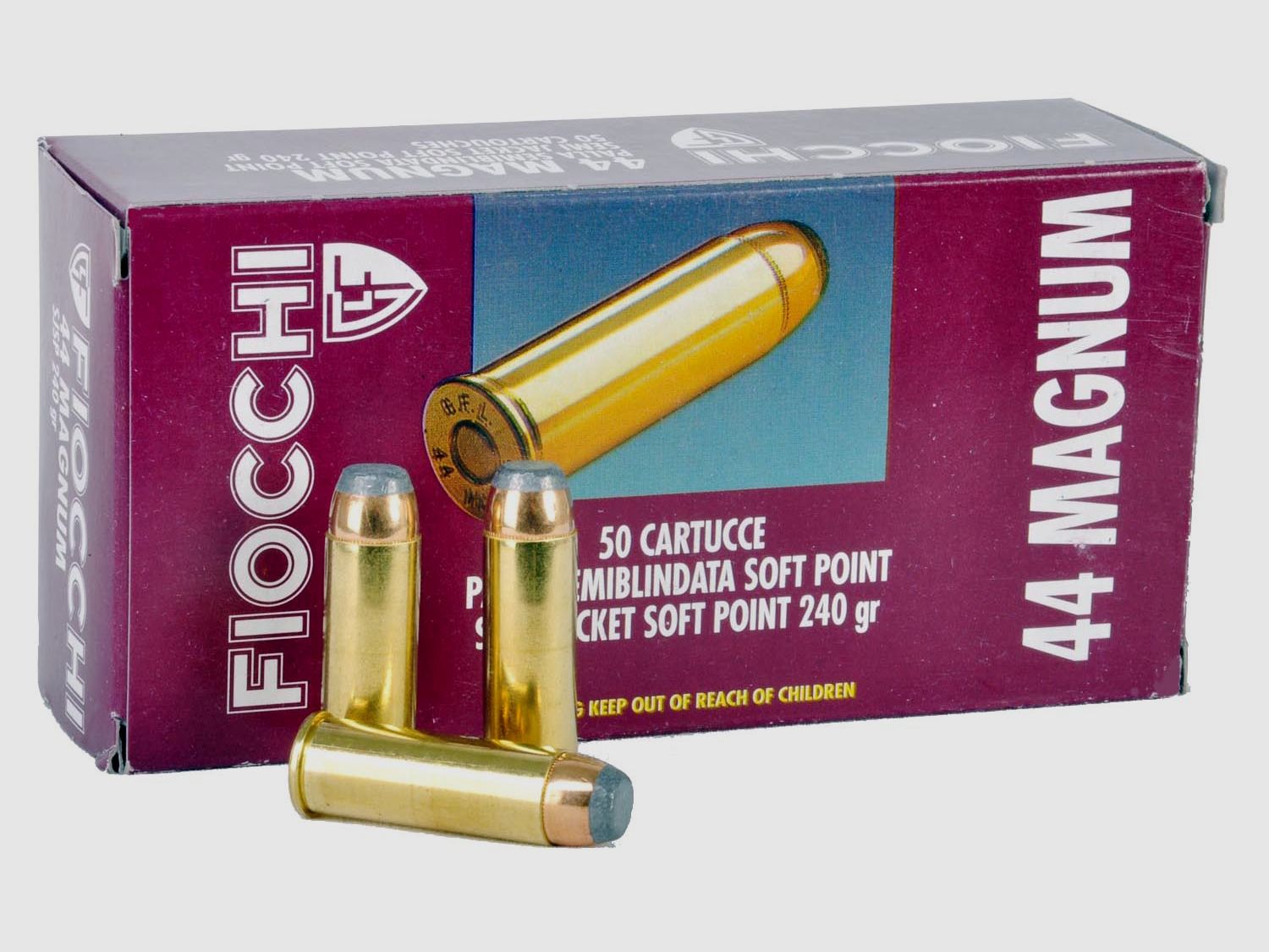 Fiocchi .44Mag TM SJSP 15,5g - 240gr
