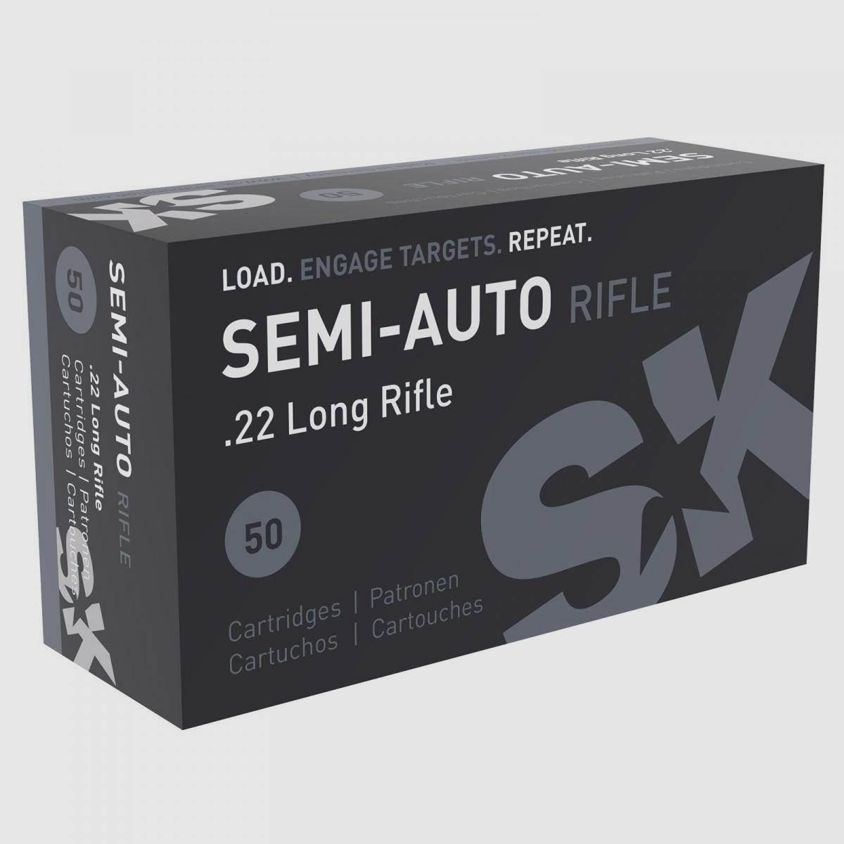Fucile semi-automatico SK .22 LR 40GR LRN 50 cartucce