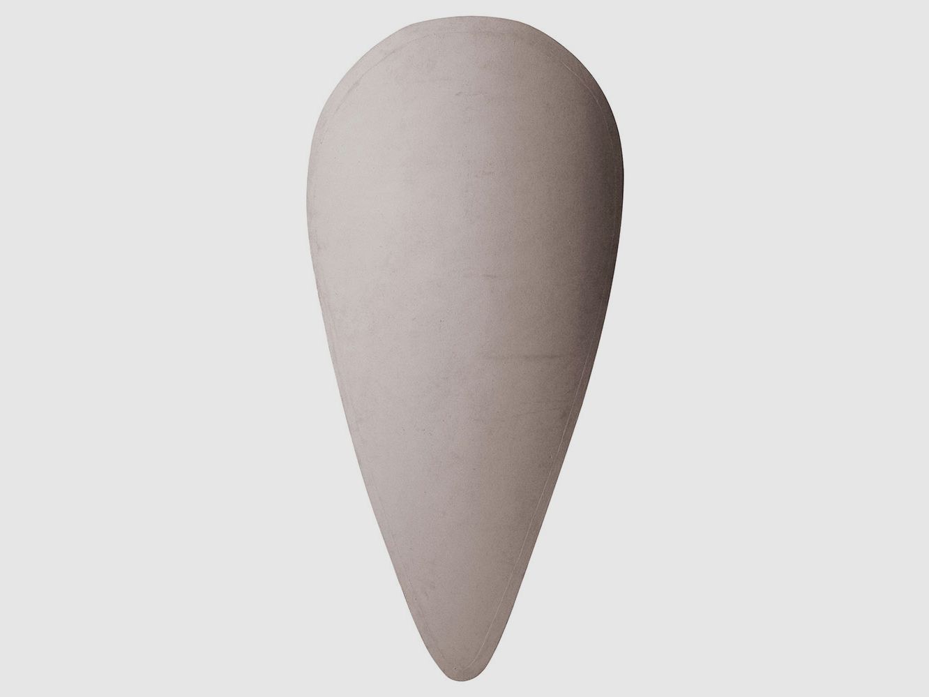 Scudo normanno vuoto in legno
