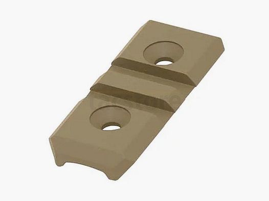 Leapers Pro Super Slim Low Profile Rail 2-Slots - Dark Earth