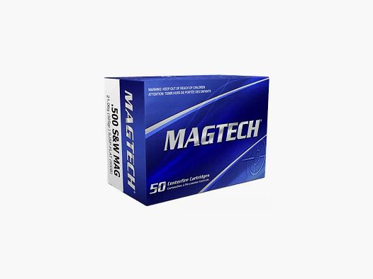 20 balles Cal.500 S&W SJSP Flat 325Grs MAGTECH