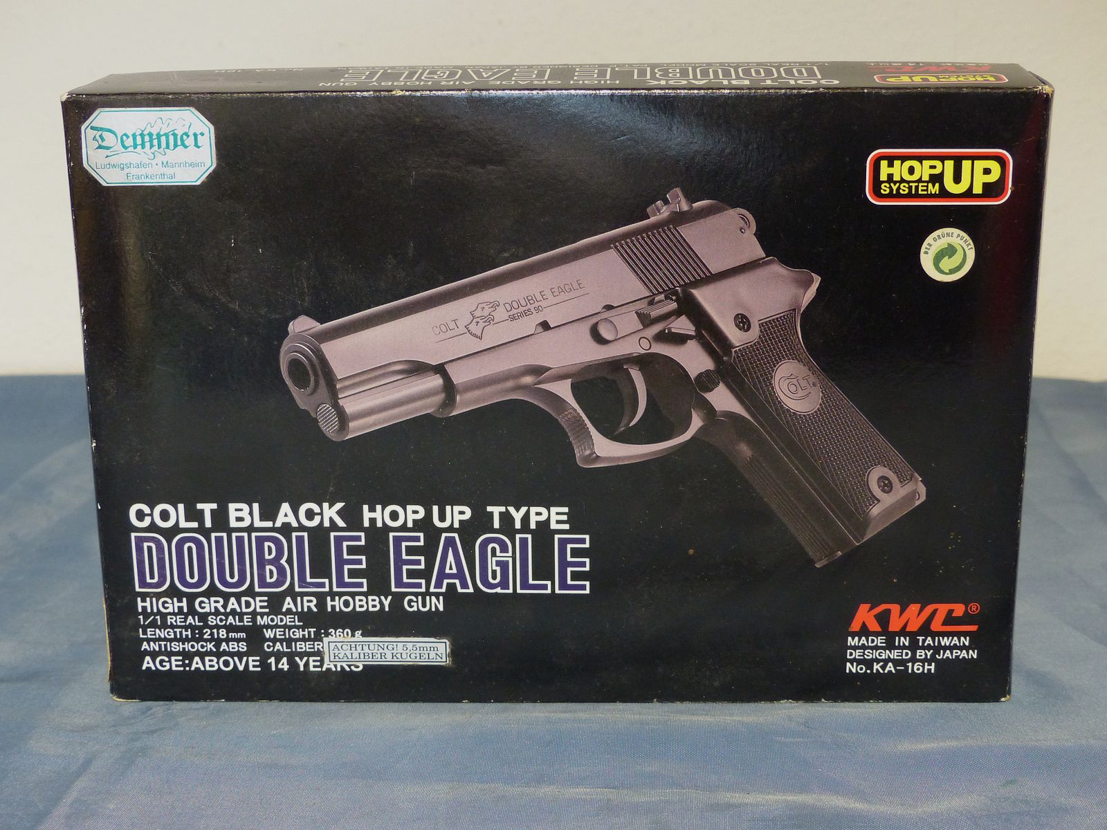 Colt Black Hop Up Type van KWC Soft Air Double Eagle Kal. 5,5mm