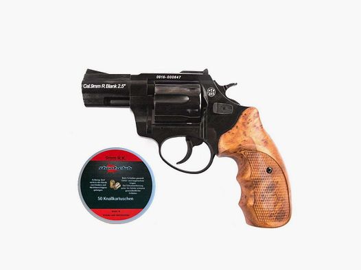 Zoraki Zoraki R1 Shiny 2,5 inch Set 9mm R.K. - zwart
