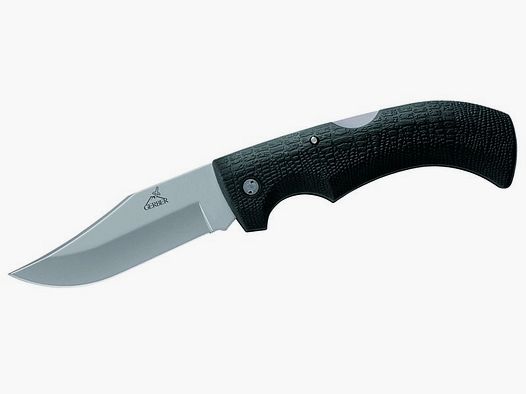 Gerber Taschenmesser Gator Fine Edge,glatte Klinge Kraton-Heft,Etui