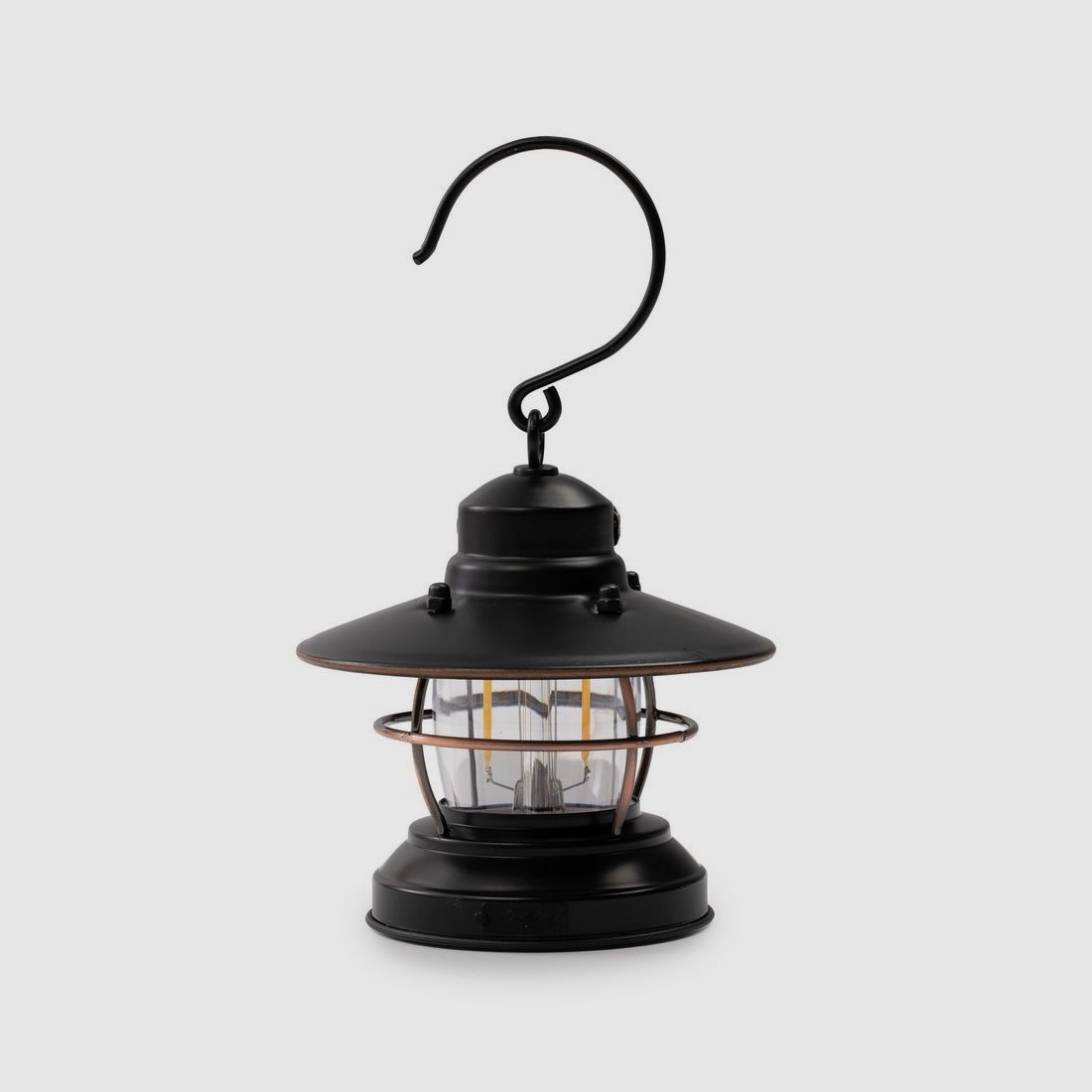 Barebones Mini Edison Laterne Schwarz 2AA/USB, Bild 1 von 2