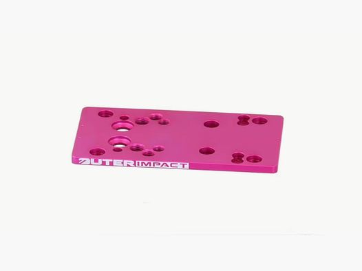 Adaptateur Outerimpact pour point rouge Glock rose