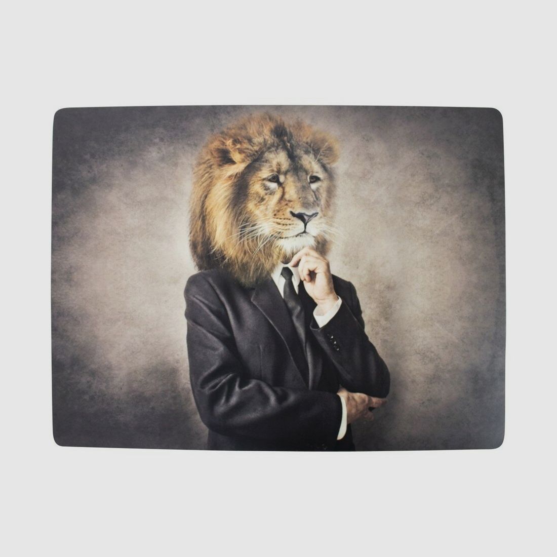 Set di tovagliette Lovergreen Kunst des Tisches motivi con leoni vestiti x 4