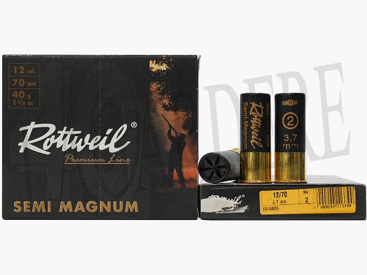 ROTTWEIL SEMI MAGNUM NO.2 (PATRONEN MIT SCHROT)