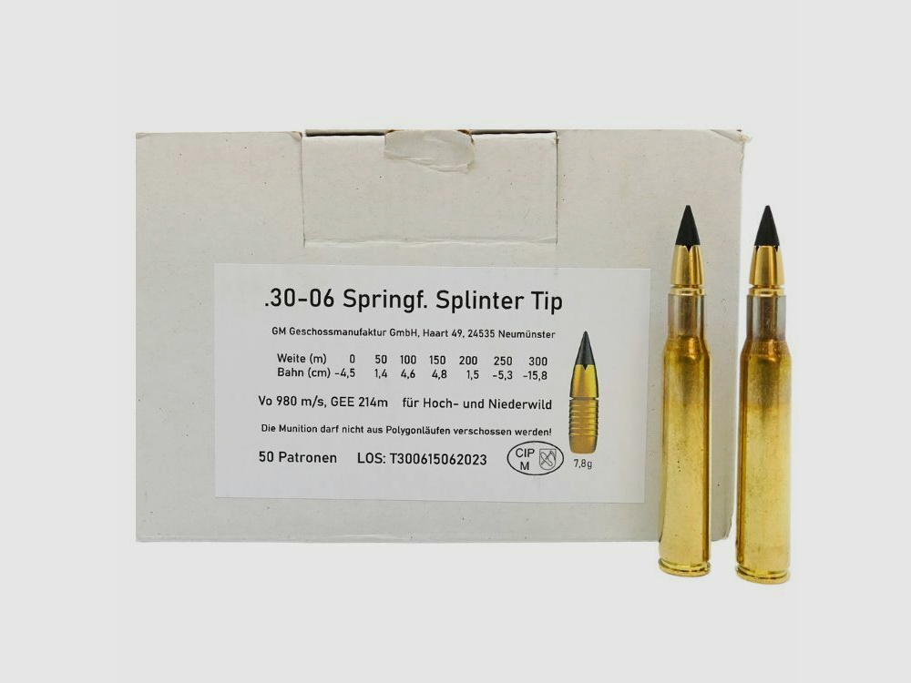 Geschoss-Manufaktur .30-06 Splinter Tip
