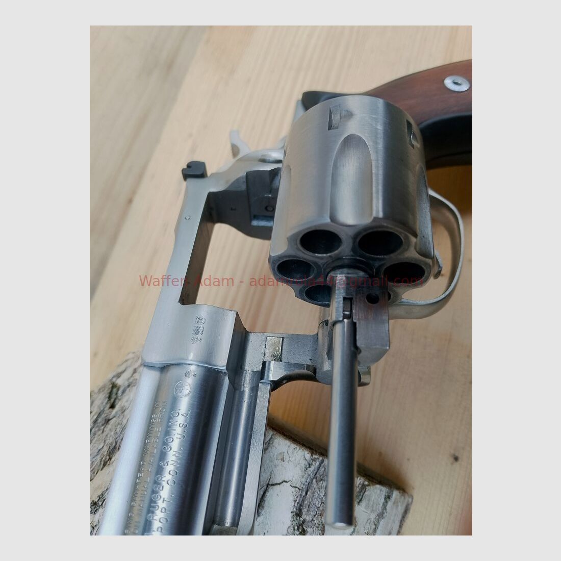 Ruger Stainless GP100 met 6 inch loop lengte