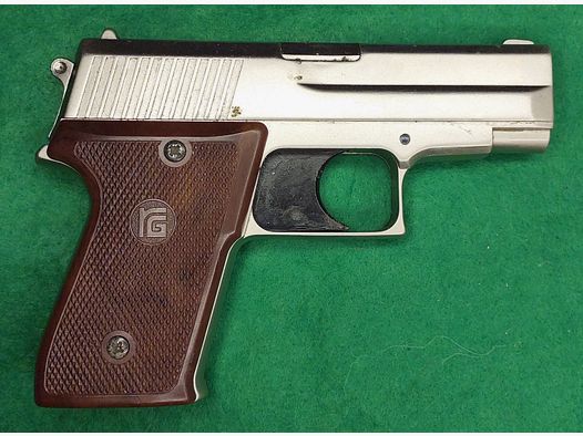Röhm RG 300 Schreckschuss Pistole (RG300) Kal. 6mm Flobert VERNICKELT (PTB 327)