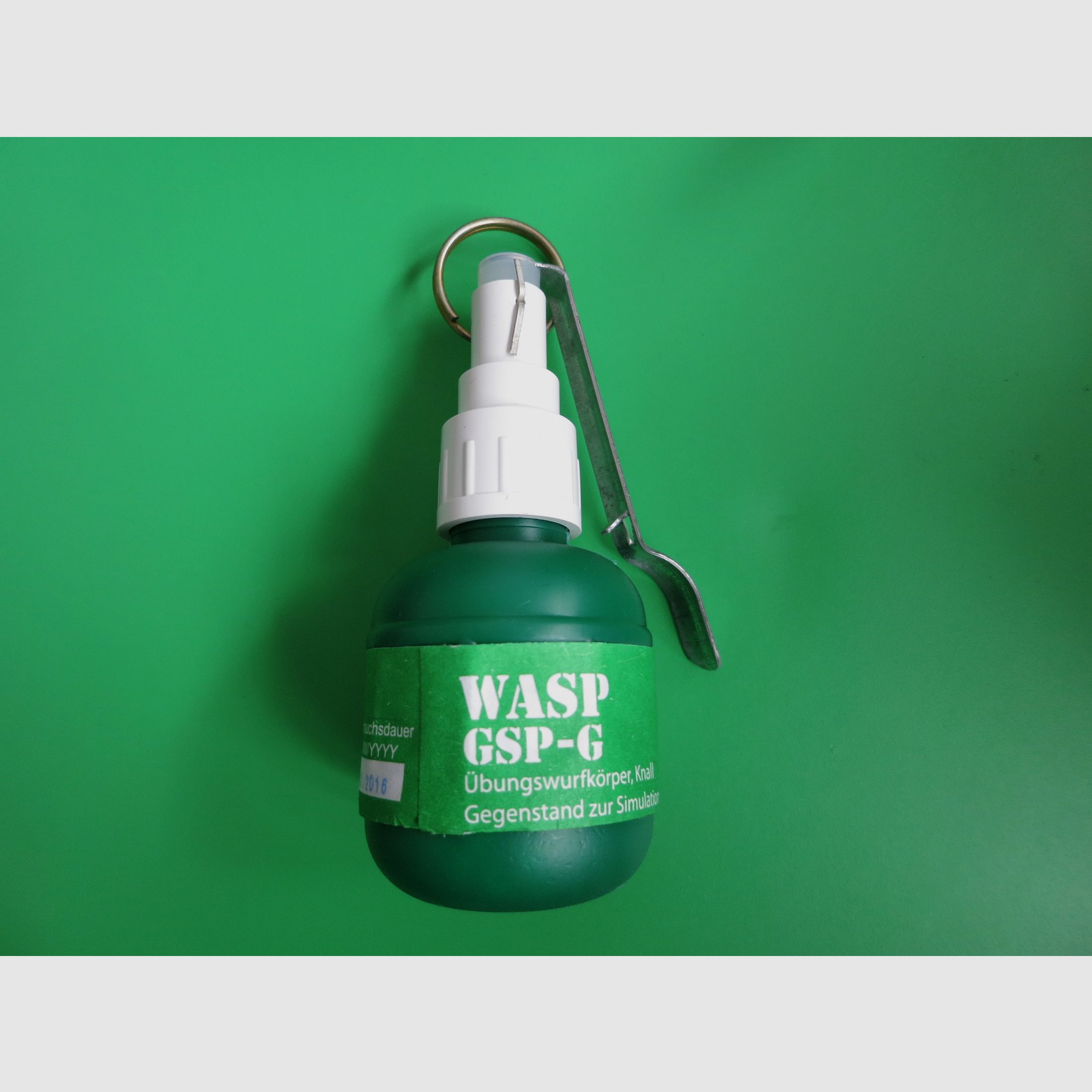 WASP GSP-G Übungsgranate, Übungswurfkörper Knall, Paintball Airsoft